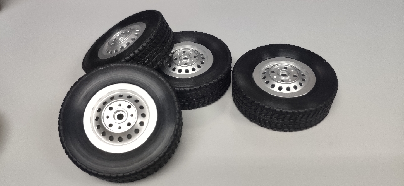 CNC make rims with tire for WPL D12